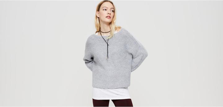 Lou & Grey Abbreviated Sweater