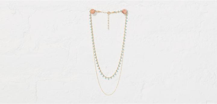 Lou & Grey Five And Two Clementine Layered Necklace