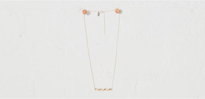 Lou & Grey Upper Metal Class Wave Necklace