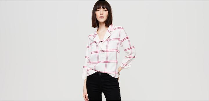 Lou & Grey Plaid Flannel Palette Shirt