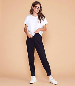 Lou & Grey Fluid Twill Joggers