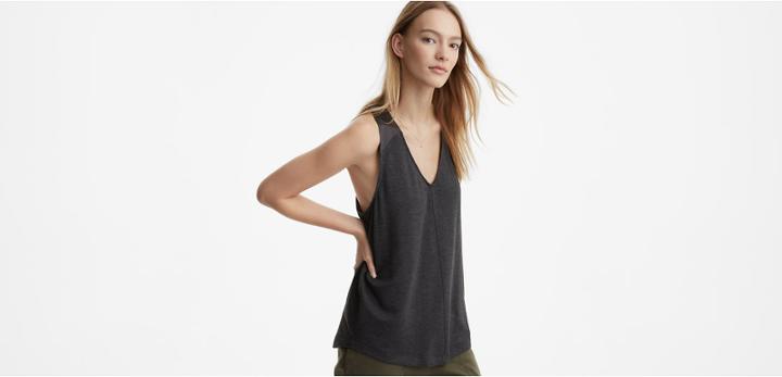 Lou & Grey Paneled Signaturesoft Racerback Tank