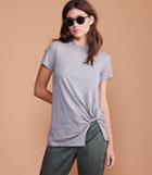 Lou & Grey Softserve Twist Hem Tee