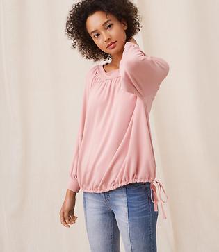 Lou & Grey Signaturesoft Side Tie Top