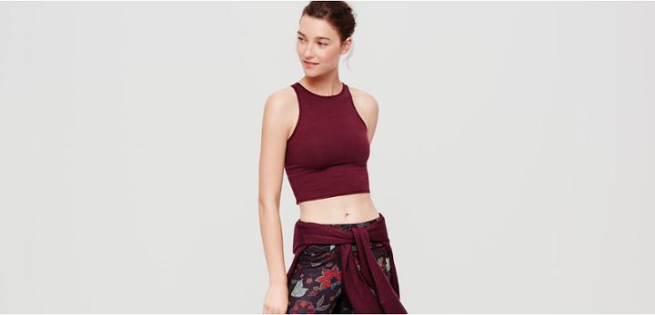 Lou & Grey Form Streeeetch Crop Top