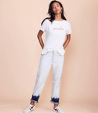 Lou & Grey Tie Dye Boyfriend Jeans
