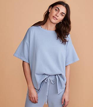 Lou & Grey Terry Sweatshirt Tee