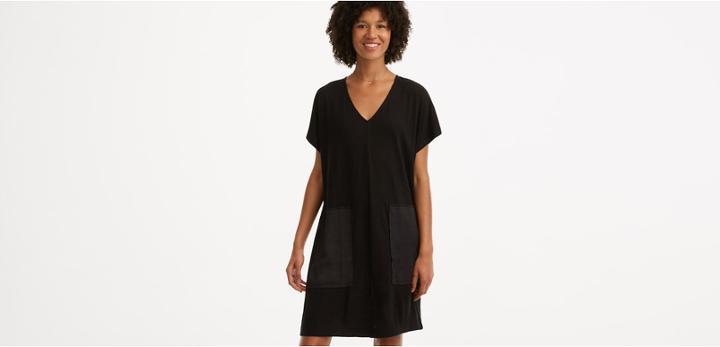 Lou & Grey Linen Jersey Tie Back Dress