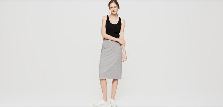Lou & Grey Rebound Terry Midi Skirt