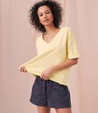 Lou & Grey V-neck Sweatshirt Tee