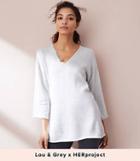 Lou & Grey Roll V-neck Tunic