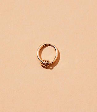 Lou & Grey Koi D'azur Tiny Rings Single Hoop Earring