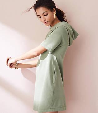 Lou & Grey Garment Dye Hoodie Dress