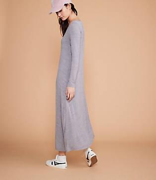 Lou & Grey Softened Jersey V-neck Maxi Dress