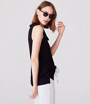Lou & Grey Signaturesoft Sleeveless Cowl Top