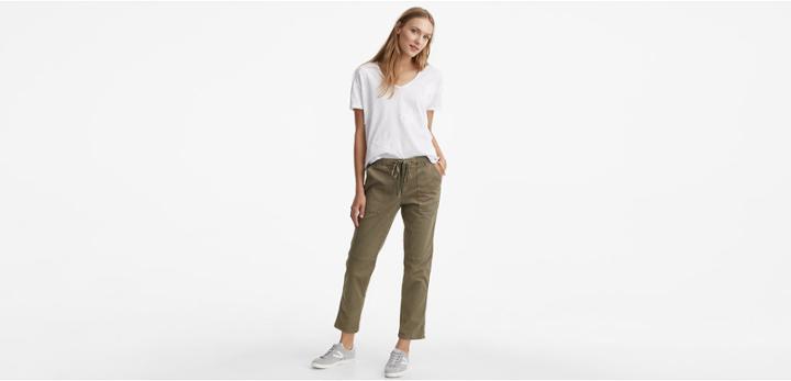Lou & Grey Drawstring Lived-in Chinos