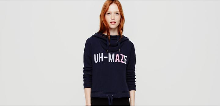 Lou & Grey Uh-maze Drawstring Hoodie