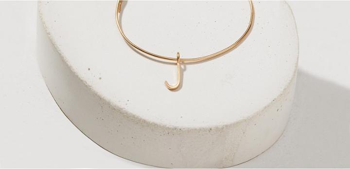 Lou & Grey Thatch Initial J Charm