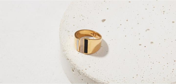 Lou & Grey Edge Of Ember Unbalance Ring