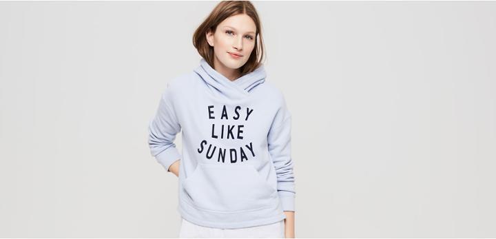 Lou & Grey Sundry Easy Like Sunday Hoodie