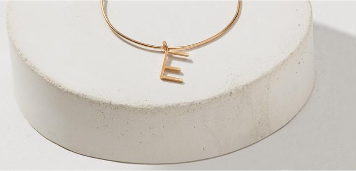 Lou & Grey Thatch Initial E Charm