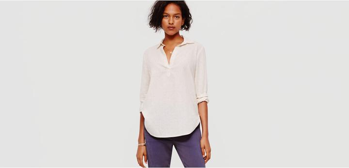 Lou & Grey Dotted Pop-on Tunic