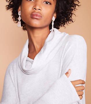 Lou & Grey Signaturesoft Cowl Shirttail Top