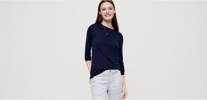 Lou & Grey Warming Knit Tee