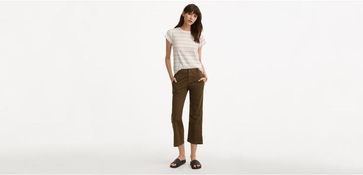 Lou & Grey Wide Leg Lived-in Chinos