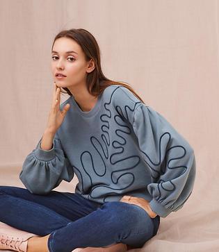 Lou & Grey Squiggle Sweatshirt