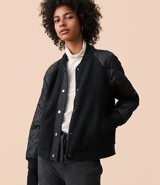 Lou & Grey Quiltmix Bomber Jacket