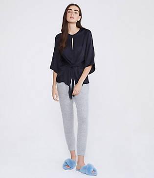 Lou & Grey Stark X Tie Front Shirt
