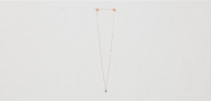 Lou & Grey Kozakh Long Crimp Pearl Necklace