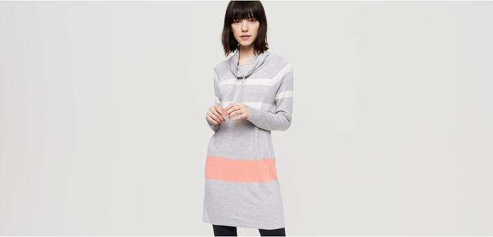 Lou & Grey Striped Signaturesoft Drawstring Dress
