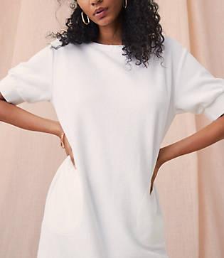Lou & Grey Fuzzy Terry Pocket Dress