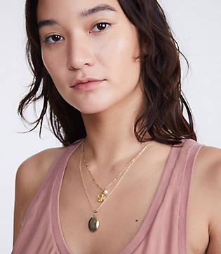 Lou & Grey Shashi Eagle Medallion Necklace