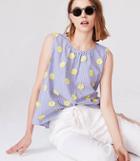 Lou & Grey Wildflower Poplin Top