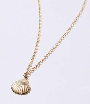 Lou & Grey Koi D'azur Deep Sea Shell Necklace