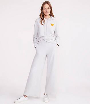 Lou & Grey Conscious Cotton Wide Leg Sweatpants