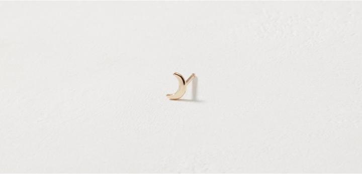 Lou & Grey Winden Crescent Moon Gold Earring