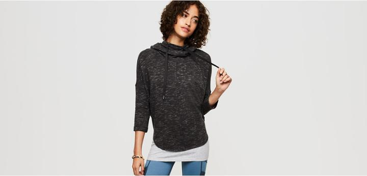 Lou & Grey Zen Bounce Poncho Hoodie