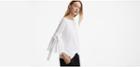 Lou & Grey Softserve Cotton Tie Bell Sleeve Top