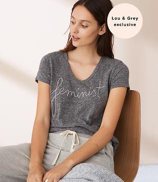 Lou & Grey Sundry Feminist Tee