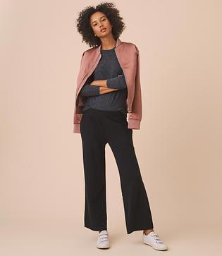 Lou & Grey Balance Terry Wide Leg Pants