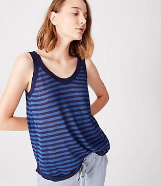 Lou & Grey Striped Sweater Tank