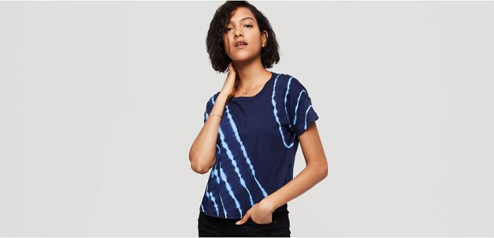 Lou & Grey Tie Dye Softserve Cotton Tee