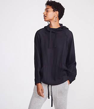 Lou & Grey Sueded Hoodie