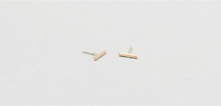 Lou & Grey Upper Metal Class Mini Faceted Bar Earrings