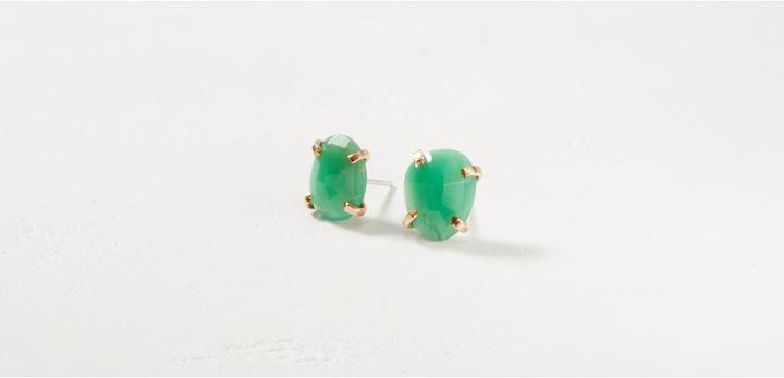 Lou & Grey Mineralogy Rose Cut Chrysoprase Earrings