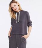 Lou & Grey Super Duper Plush Cropped Hoodie